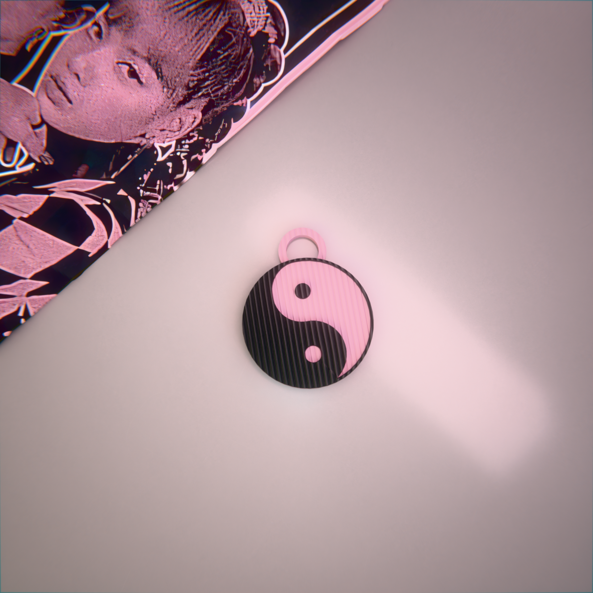 Black Pink Ying Yang