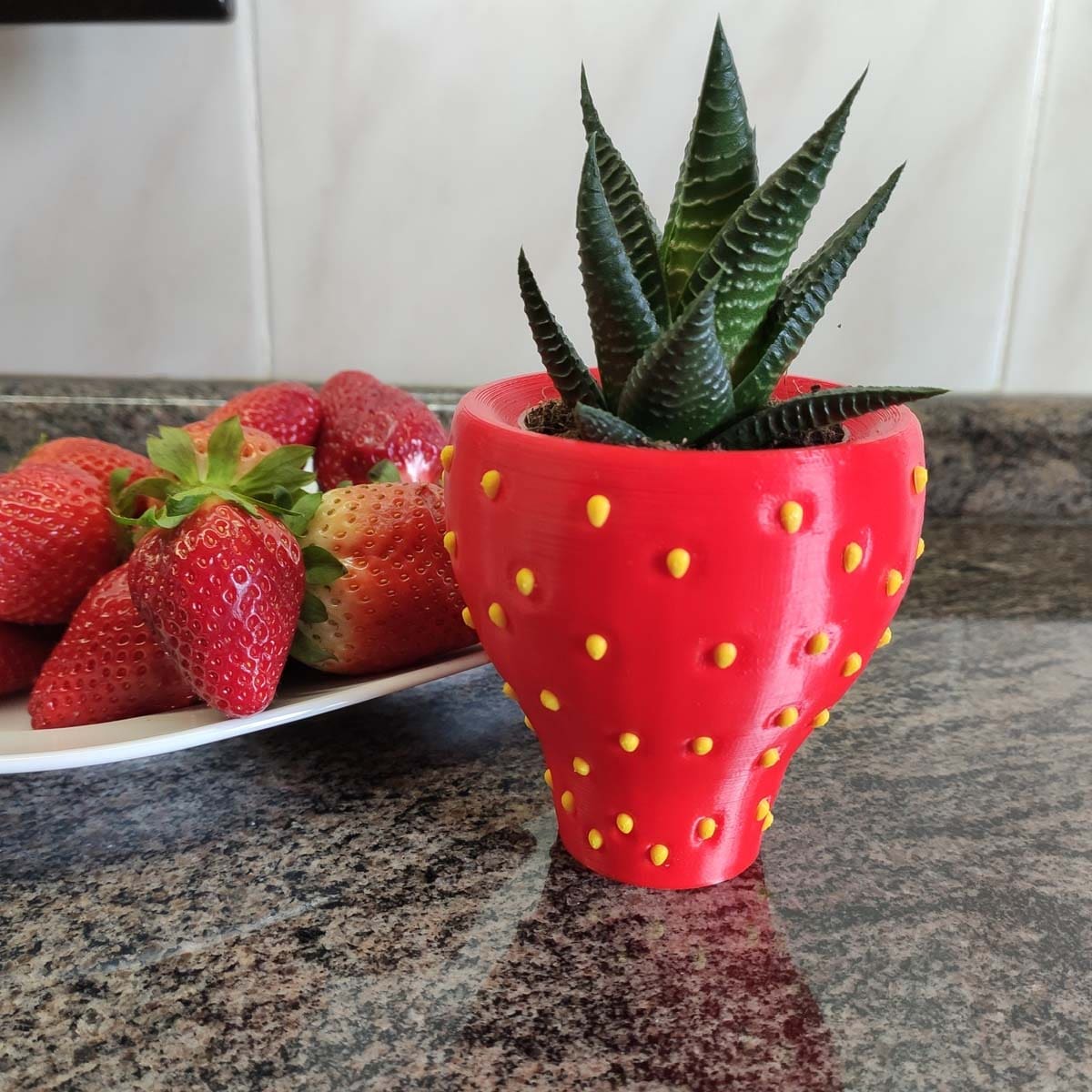 Mini Maceta Frutilla