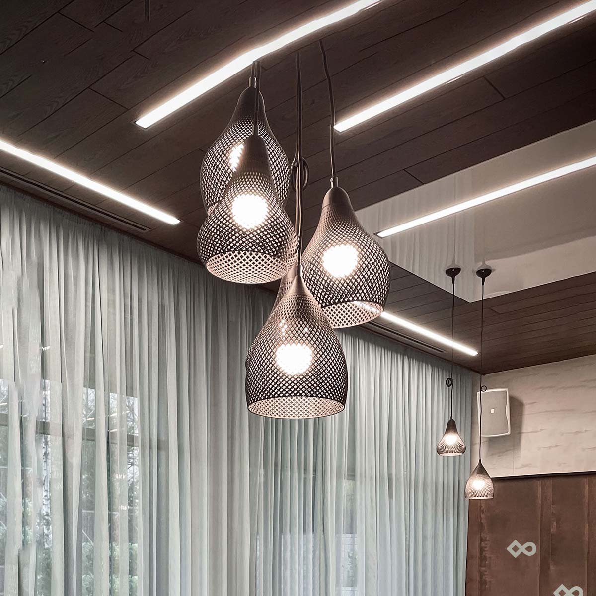 Pantalla Lámpara Fibonacci – Curva