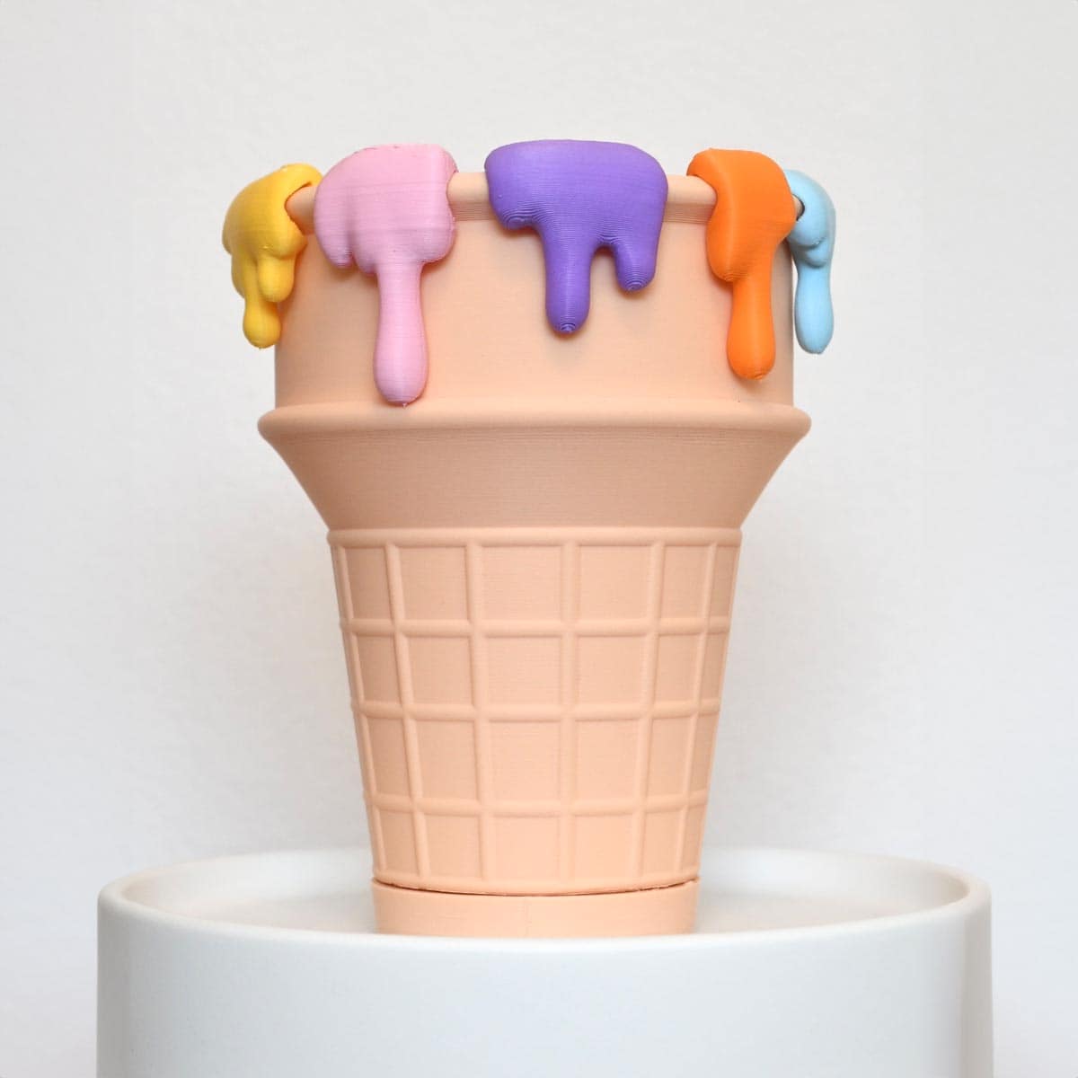 Macetero Cono Helado