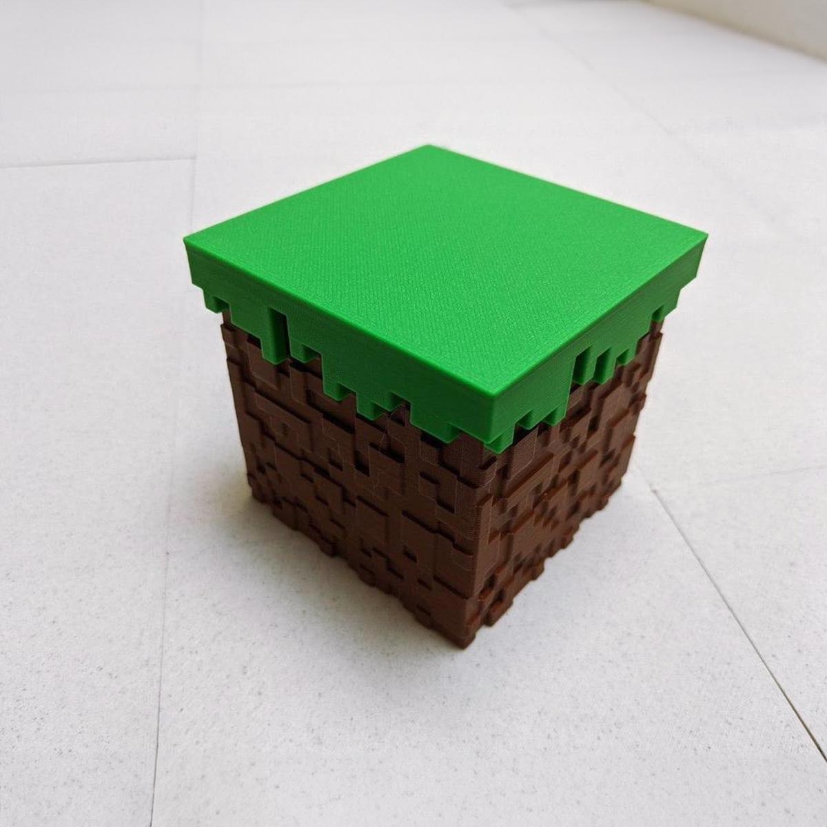 Caja Micro SD Bloque de Cesped – Minecraft
