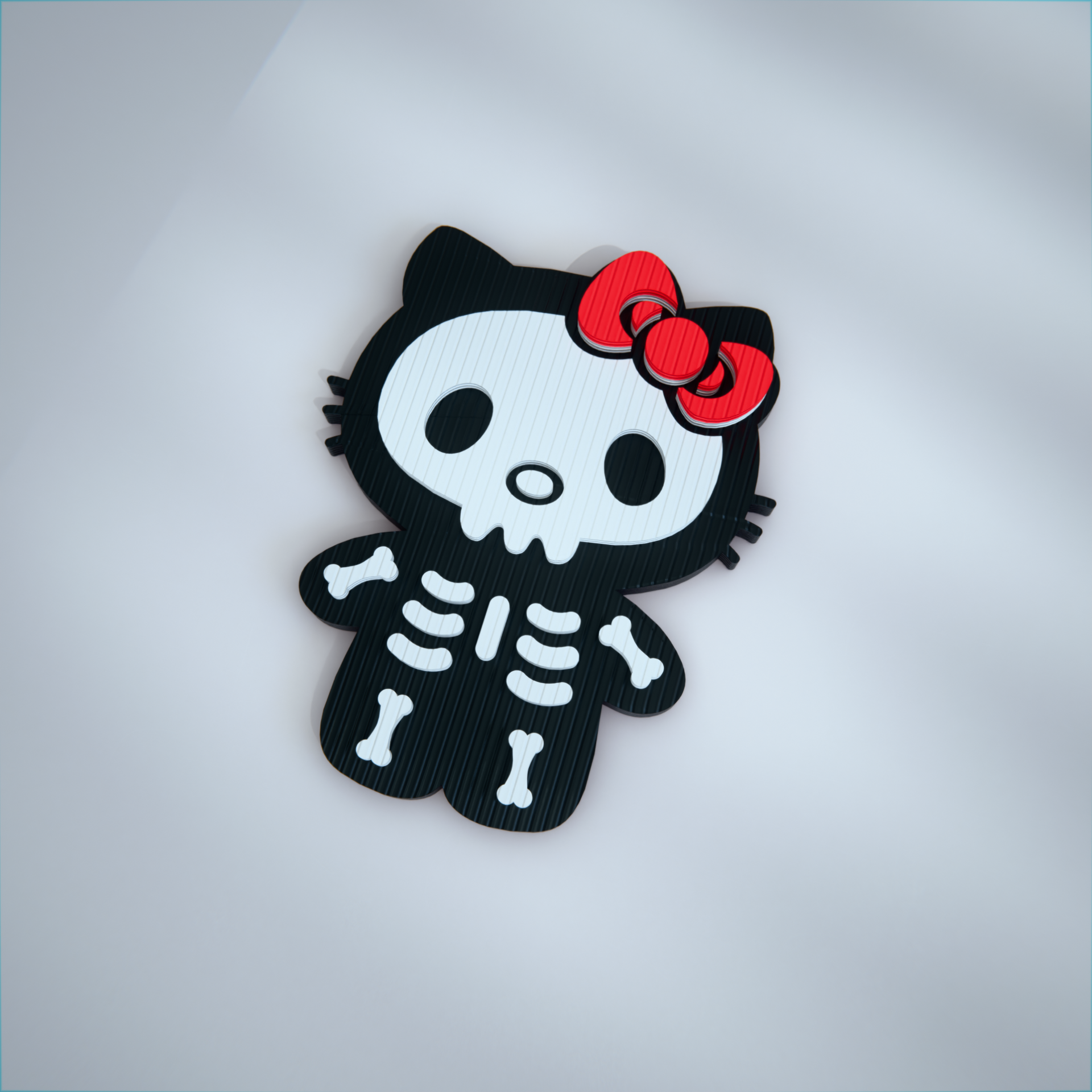 Hello Kitty Esqueleto