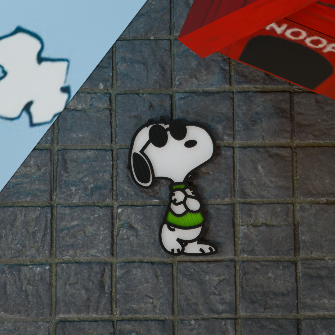 Snoopy (Chaleco y lentes)