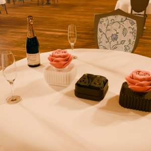 Valentine Rose Gift Box Container