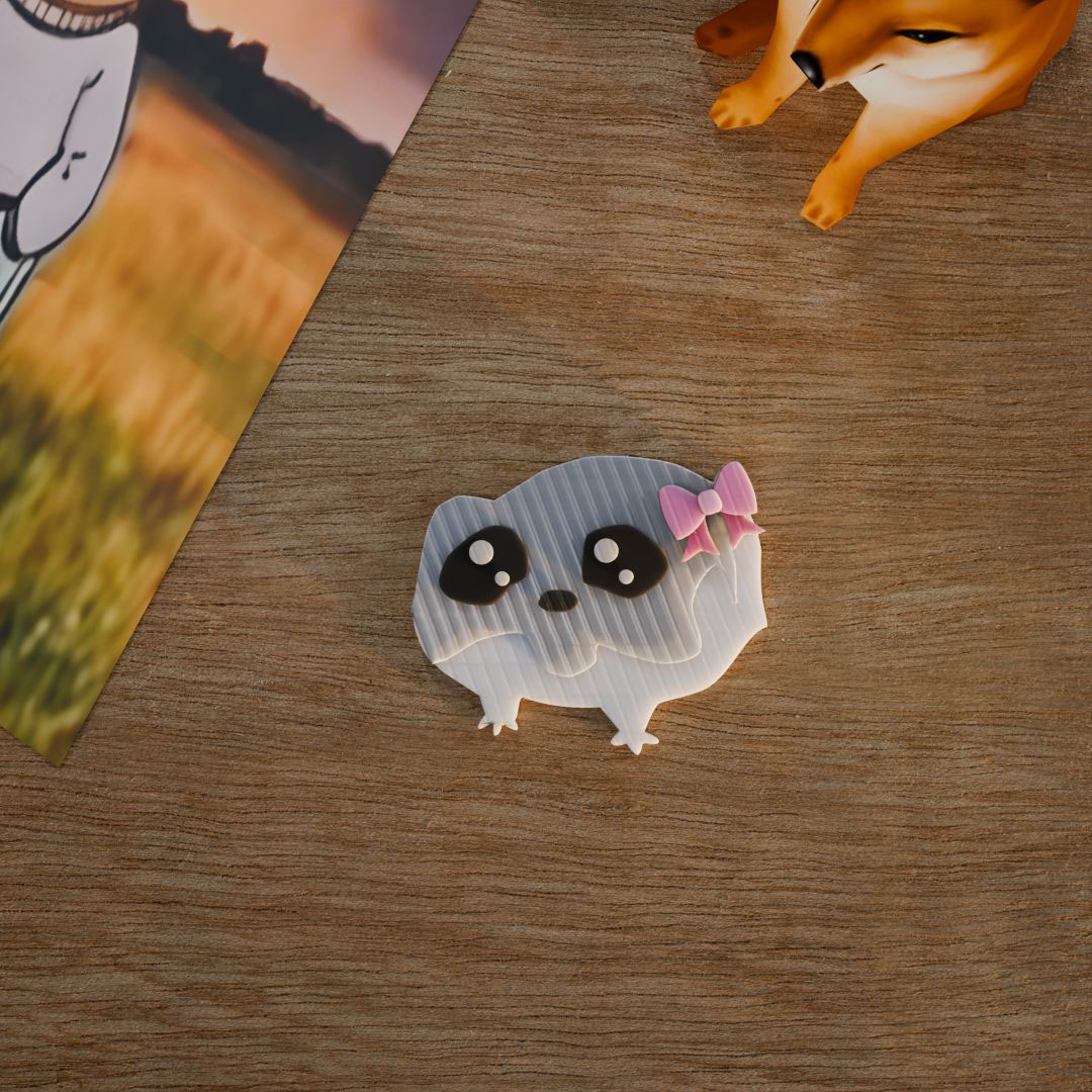 Hamster Triste con moñito