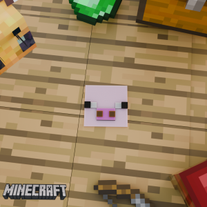 Cerdo (cara) - Minecraft