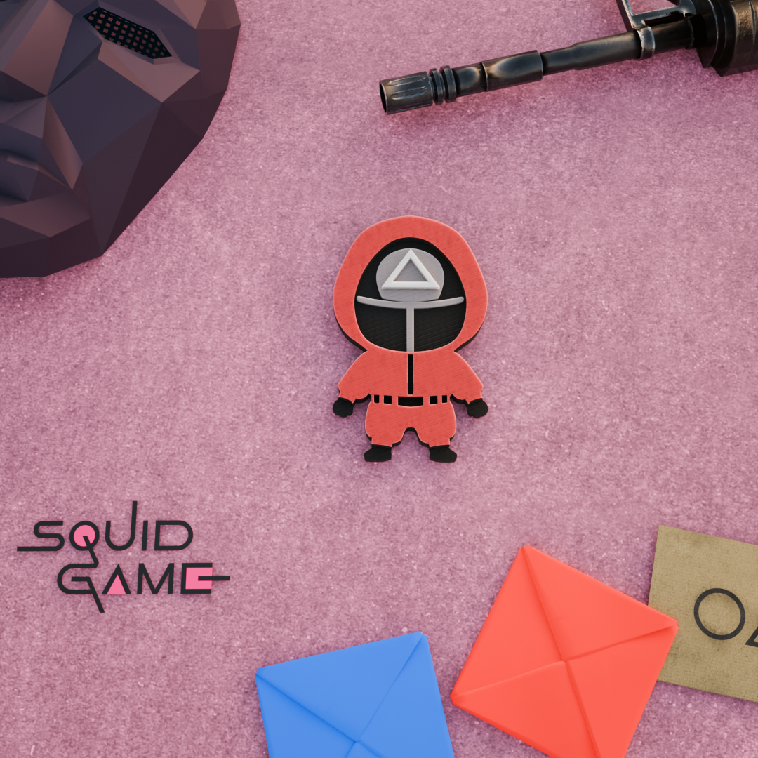 Soldado (Triángulo) Chibi – Squid Game