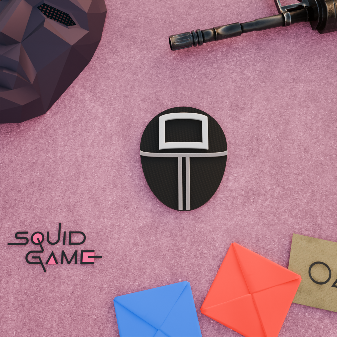 Máscara de Soldado (Cuadrado) – Squid Game